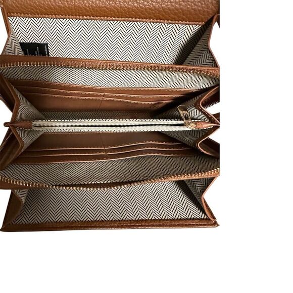 Urban Expressions Katrina Women's Brown Crossbody Bag Adjustable Strap - Picture 4 of 6